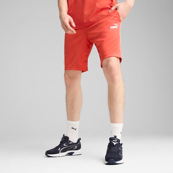 PUMA SPORT Men's 9" Poly Shorts, Red Fire, extralarge